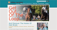 Desktop Screenshot of oakbrookhotels.com